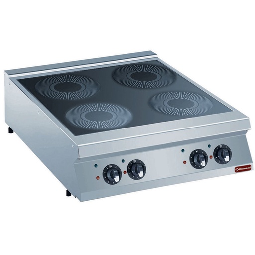 [E22/4ID8T-N] Electric cooker with 4 induction cooking zones -TOP-