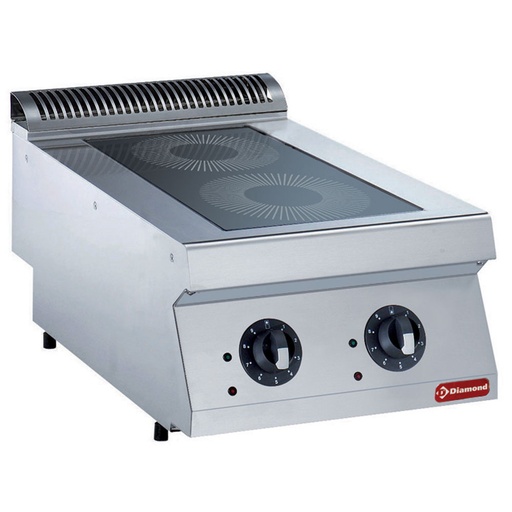 [E17/2ID4T-N] Electric cooker, 2 induction sources -TOP-