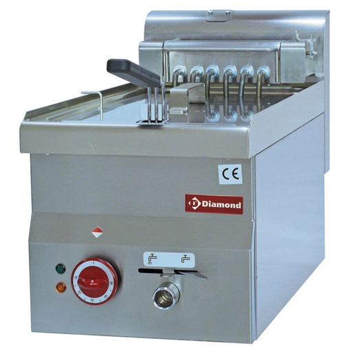 [E60/F10-3T] Electric fryer, 1 basin 10 liters -Top-