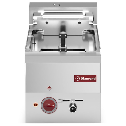 [E60/F10-3T-230/3-N] Electric fryer, 1 basin 10 liters -Top-