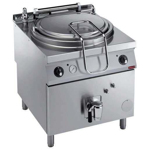 [E22/M100I8-N] Electric kettle, 100 liters, indirect heating, on cupboard