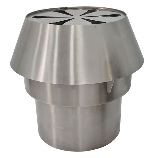 [CFECCX/120] Firewall kit + stainless steel chimney cap (CBQ-120)