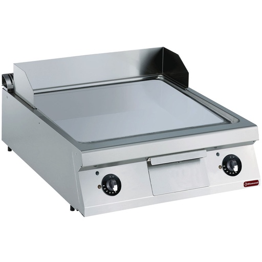 [E22/PLCD8T-N] Flat electric cooking plate, hard chrome -TOP-