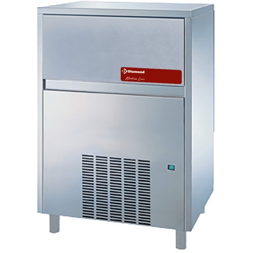 [ICEV250W] Flat ice cube maker 105kg + storage - WATER