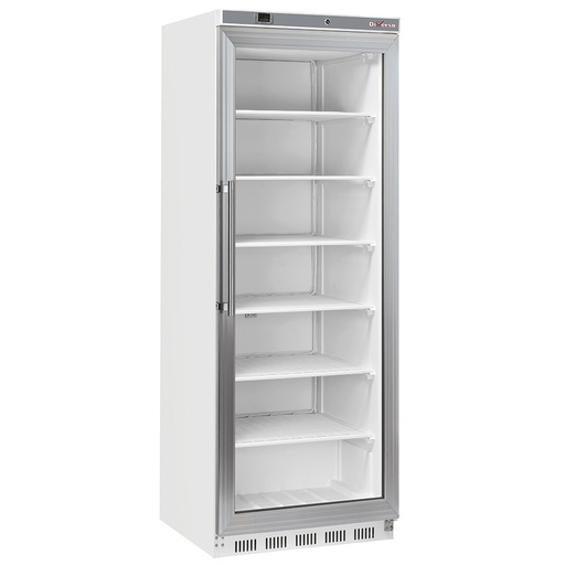 [WR-NG41-LV] Freezer cabinet, glass door, static, 400 liters - White