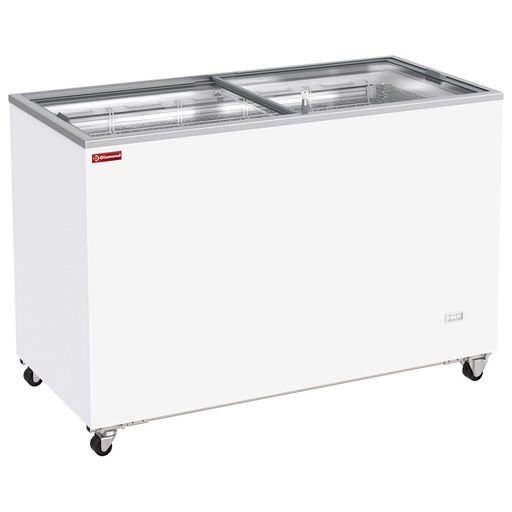 [GVL41-G4] Freezer, chest, 410 liters, sliding lids on wheels