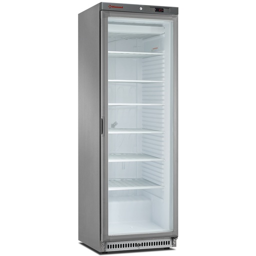 [NFT402-R2X/G] Freezer, static, glass door, 400 liters. stainless steel