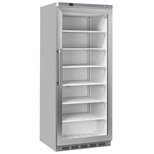 [WR-NG61-XV] Freezer, static, glass door, 600 liters - stainless steel