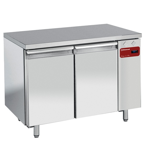 [TPS2B/H] Freezing table, ventilated, 2 doors EN 600x400, (without group)