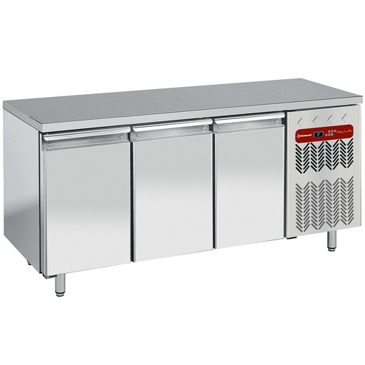[TP3B/H-R2] Freezing table, ventilated, 3 doors EN 600x400