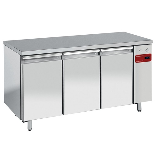 [TPS3B/H] Freezing table, ventilated, 3 doors EN 600x400, (without group)