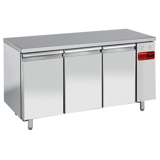 [TS3B/H] Freezing table, ventilated, 3 doors GN 1/1, (without group)