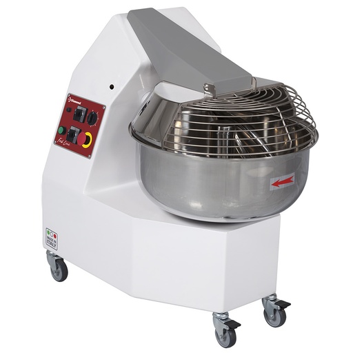 [PBR-35/T2V-230/3-] Fork Mixer, 35 kg, 2 speeds - Timer, on wheels