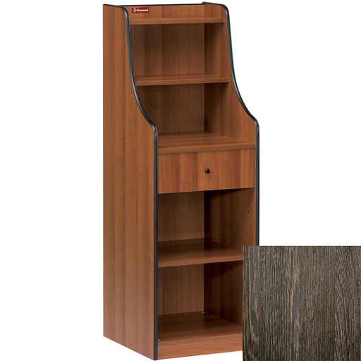 [MG/48-145W] Furniture service, 1 drawer, 1 shelf, "WengÃ©"