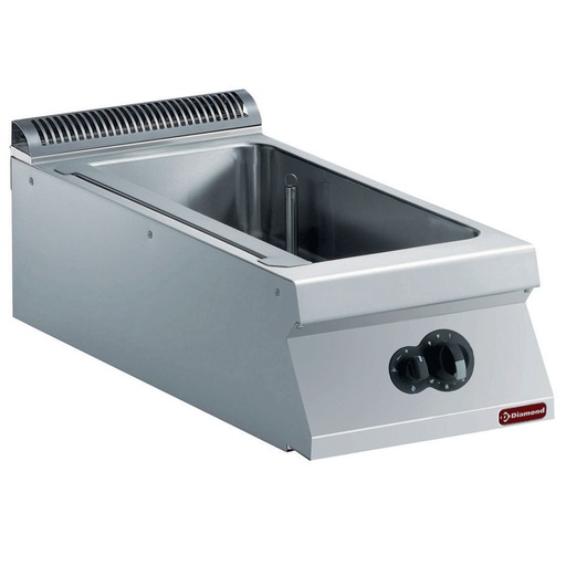 [G22/BM4T-N] Gas bain-marie, 4 GN1/3 h 150 mm -TOP-