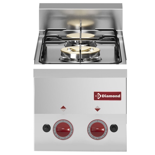 [G60/2F3T-N] Gas cooker 2 burners -Top-