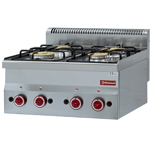 [G60/4F6T] Gas cooker 4 burners -Top-