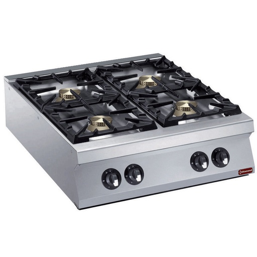 [G22/4B8TPW-N] Gas cooker 4 burners -TOP- "POWERFUL"