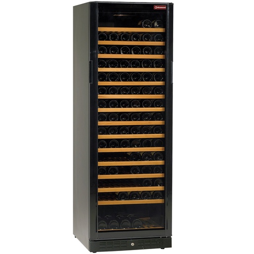 [WCB/38-B] Glazed wine cellar, ventilated, 375 Lt., BLACK