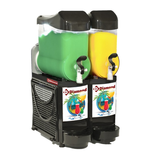 [FABY-2/BB-R2] Granita & sorbet machine/distributor, 2x 10 liters