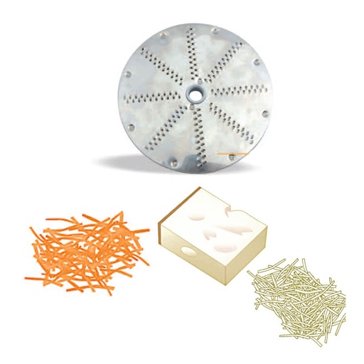 [M7/K] Grater disc mozzarella/cheese 7 mm