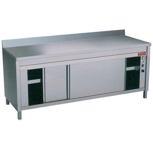 [TE127A/M] heated workcabinet with sliding doors edge