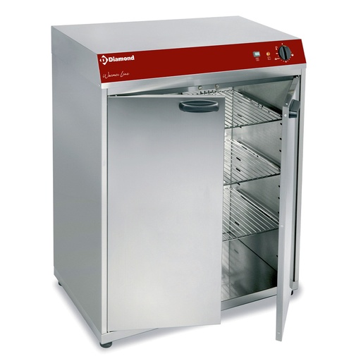 [GEMMA120/V] Heating (or) temperature maintenance cupboard, ventilated, 2 doors