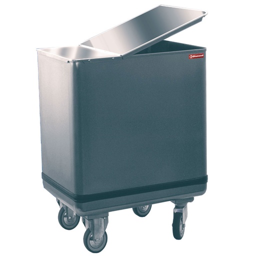 [TRX15/MX] Hopper in stainless steel on wheels 150 lit.