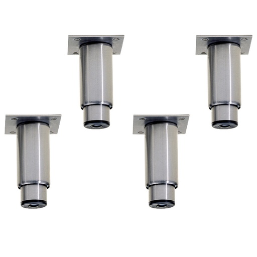 [PRX4-HE] Kit 4 adjustable feet in stainless steel for cupboards