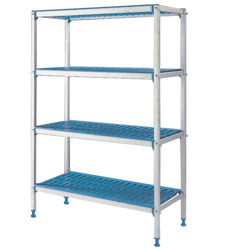 [RLA/07G-4/N] Linear rack in aluminium GN 4 levels