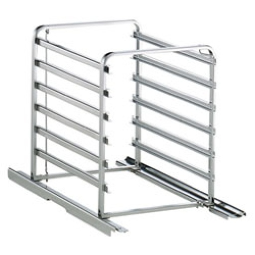 [AC/P6-580] Loader on wheels 5x 600x400 (space 80mm), oven 6x GN 1/1