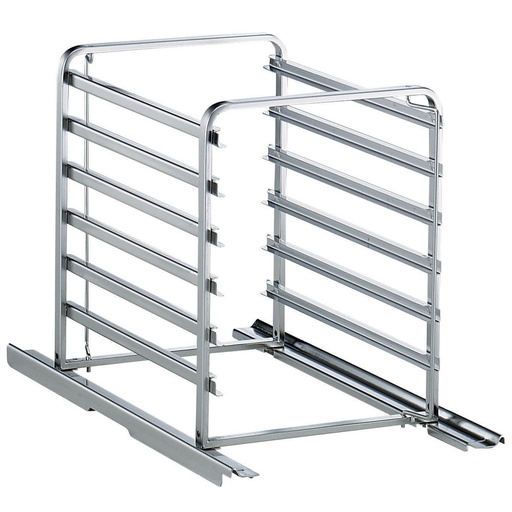 [AC/P6-580-X] Loader on wheels 5x 600x400 (space 80mm), oven 6x GN 1/1