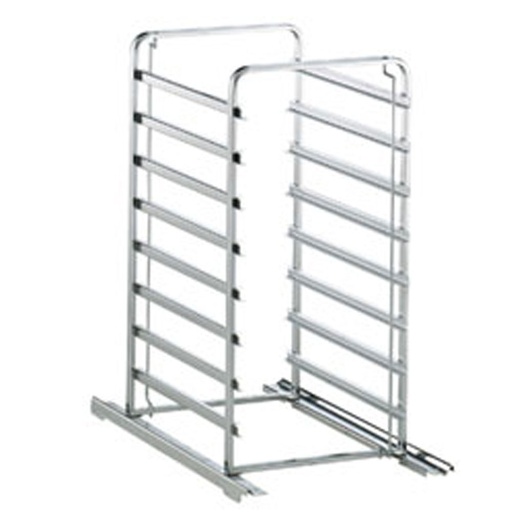 [AC/P10-880-X] Loader on wheels, 8x 600x400 (Space 80mm), oven 10x GN 1/1