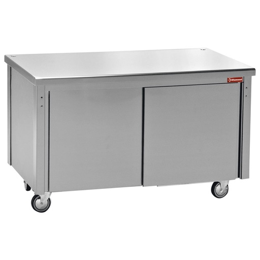 [NA8] Neutral cupboard element, sliding doors 2x GN 1/1