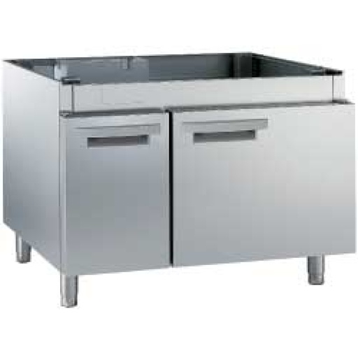 [AC/AN12] Neutral cupboard with doors, oven 10x GN 2/1