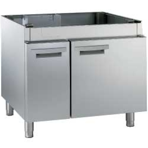 [AC/AN6-10-2EME] Neutral cupboard with doors, ovens 6 & 10x GN 1/1