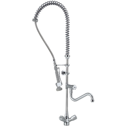 [CW7003-HE] Nozzle and faucet with mixer,"Heavy-Duty"  (exit MONO)