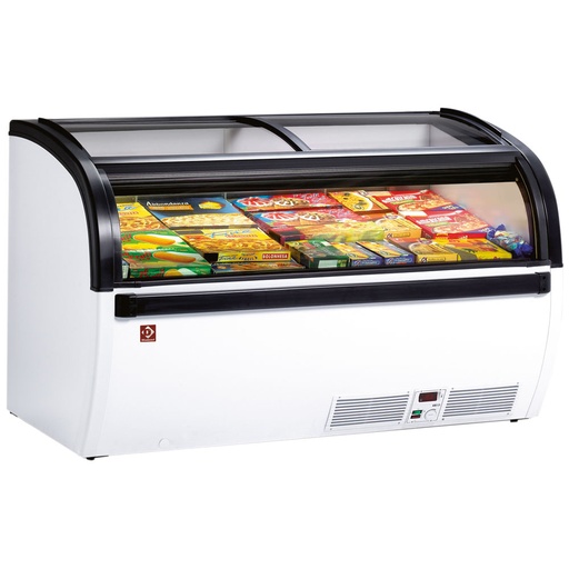 [VISUAL-15-R2] Panoramic deep freezer sliding glass doors