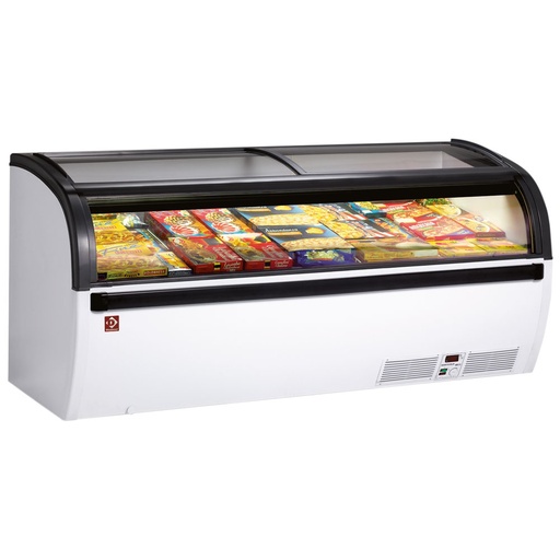 [VISUAL-20-R2] Panoramic deep freezer sliding glass doors