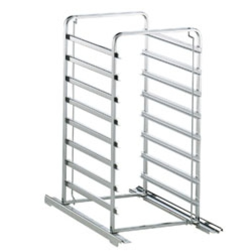 [AC/G10-880-X] Plate loader on wheels 8x GN 1/1 (space 80 mm)