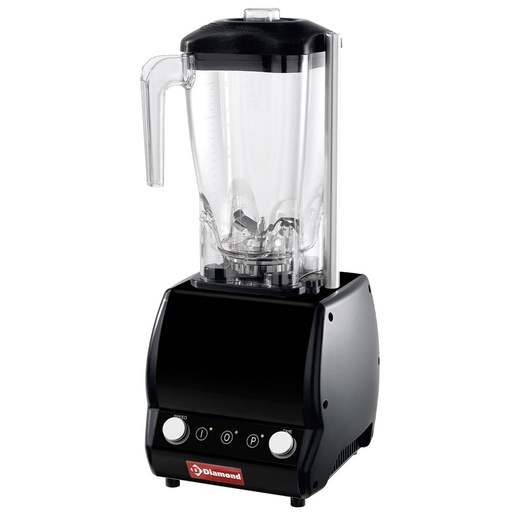 [BAR/VV-T] Professional Blender, square glass 2 Liters, with timer - speed variator