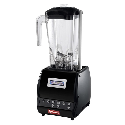 [BARMIX/DB-N] Professional blender, squared glass 2 lit., variable speed, programmable
