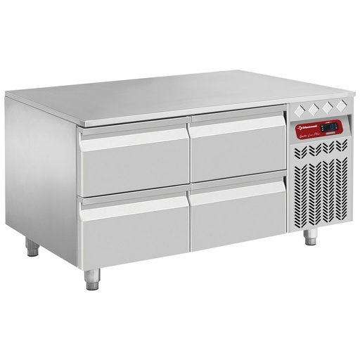 [N77/R212G-R24] Refrigerate base, 4x1/2 drawers GN 1/1-h 100 mm