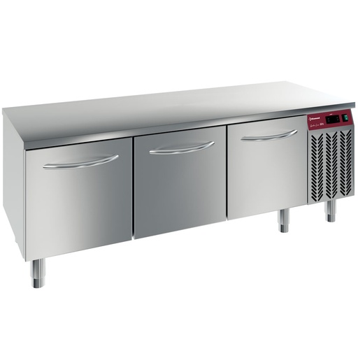 [N65/R316G-9H] Refrigerated base, 3 drawers GN 1/2 + 1/3 h200 mm