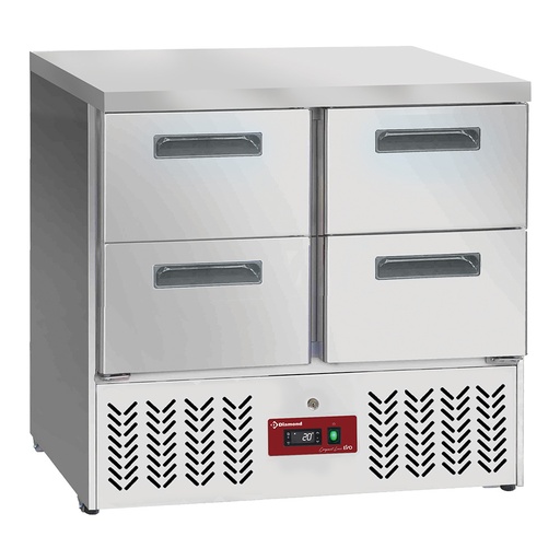 [SA26/C4] Refrigerated counter 4x 1/2 drawers GN 1/1