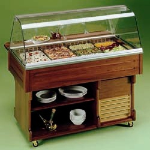 [MULTISERVICE4LUX] Refrigerated display 4 GN 1/1