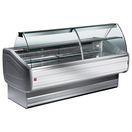 [MY15/A1-VV/R2] Refrigerated display counter curved glass, ventilated, with reserve