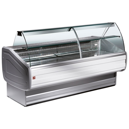 [MY40/A1-VV] Refrigerated display counter curved glass, ventilated, with reserve
