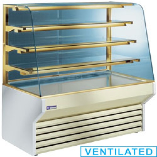 [ES21/A5] Refrigerated display counter curved window