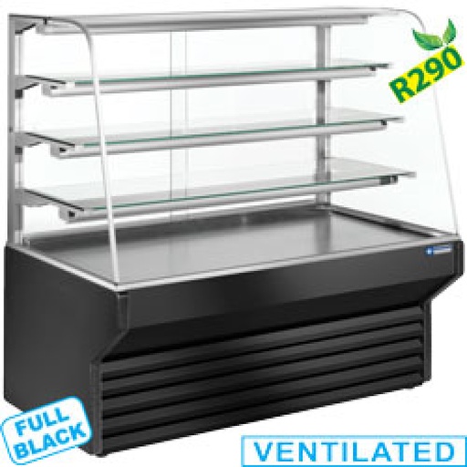 [ES21/B5-R2] Refrigerated display counter curved window